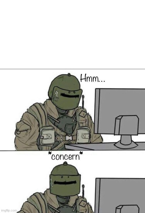 Rainbow six concern  meme template