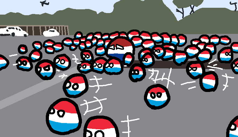Random Luxembourg Event  meme template