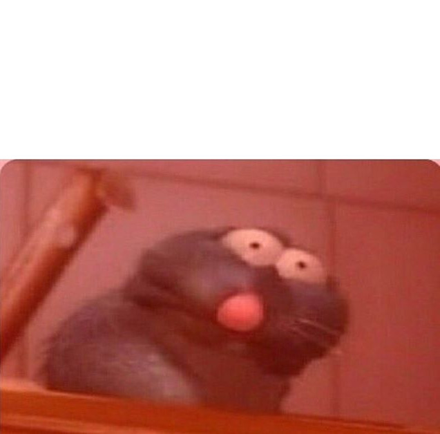Ratatouille Triggered Remy  meme template