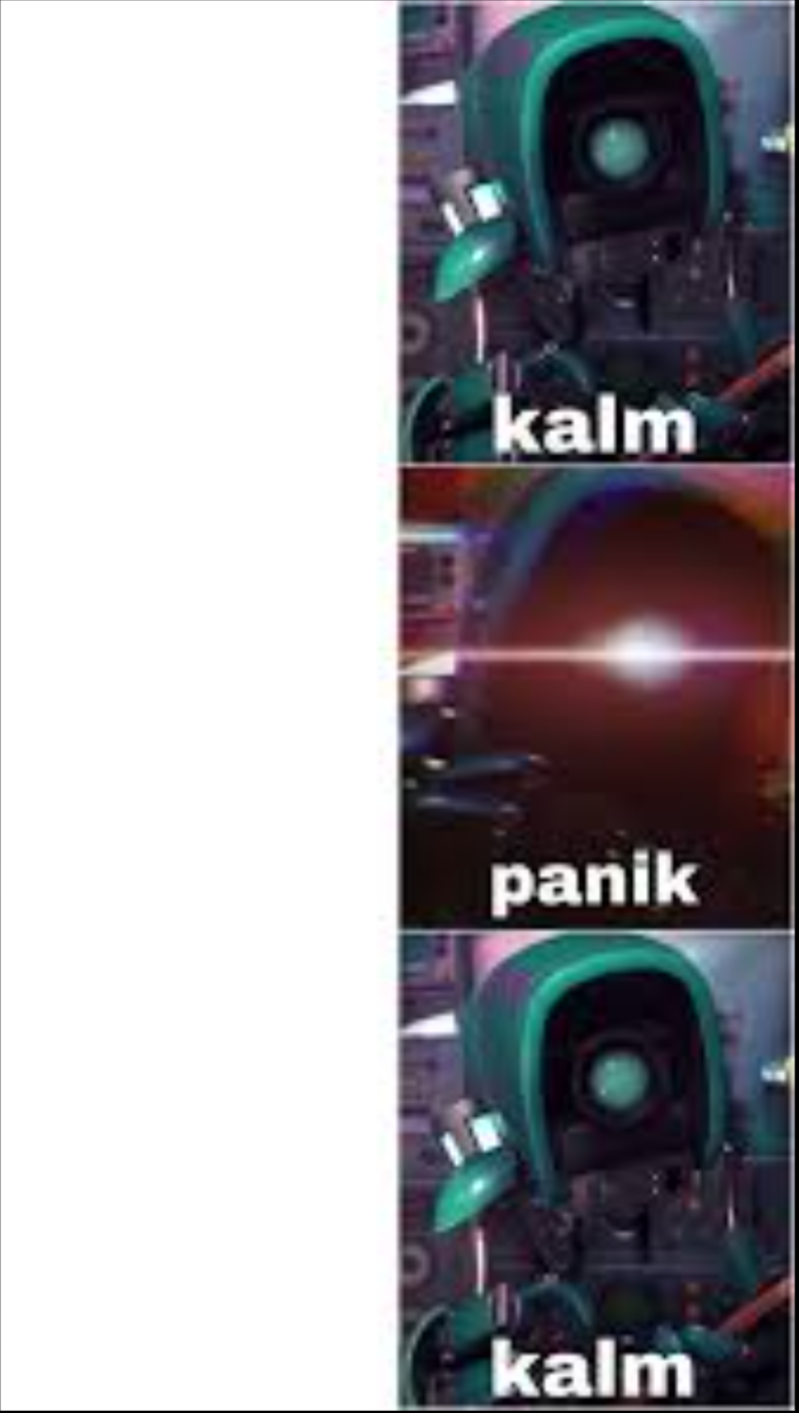Ray kalm panik kalm  meme template