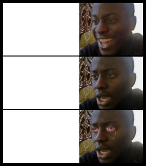 really disappointed black guy  meme template