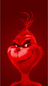 Red Grinch meme template