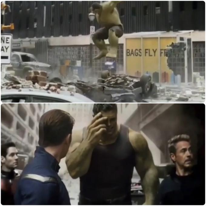 Regretful Hulk  meme template