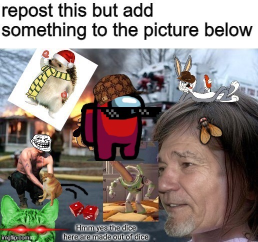 repost  meme template
