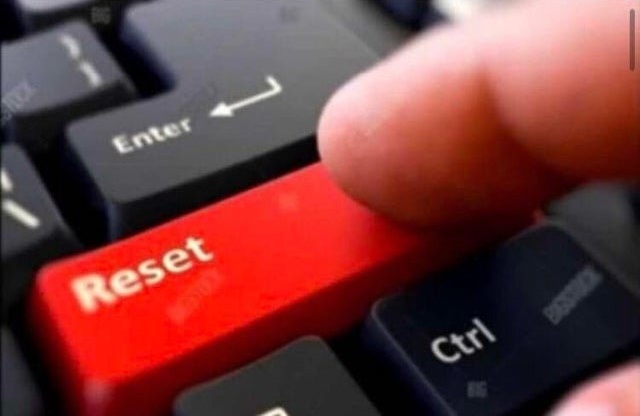 Reset button  meme template