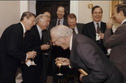 Rich men laughing meme template
