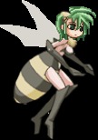 Rydia as a bee  meme template