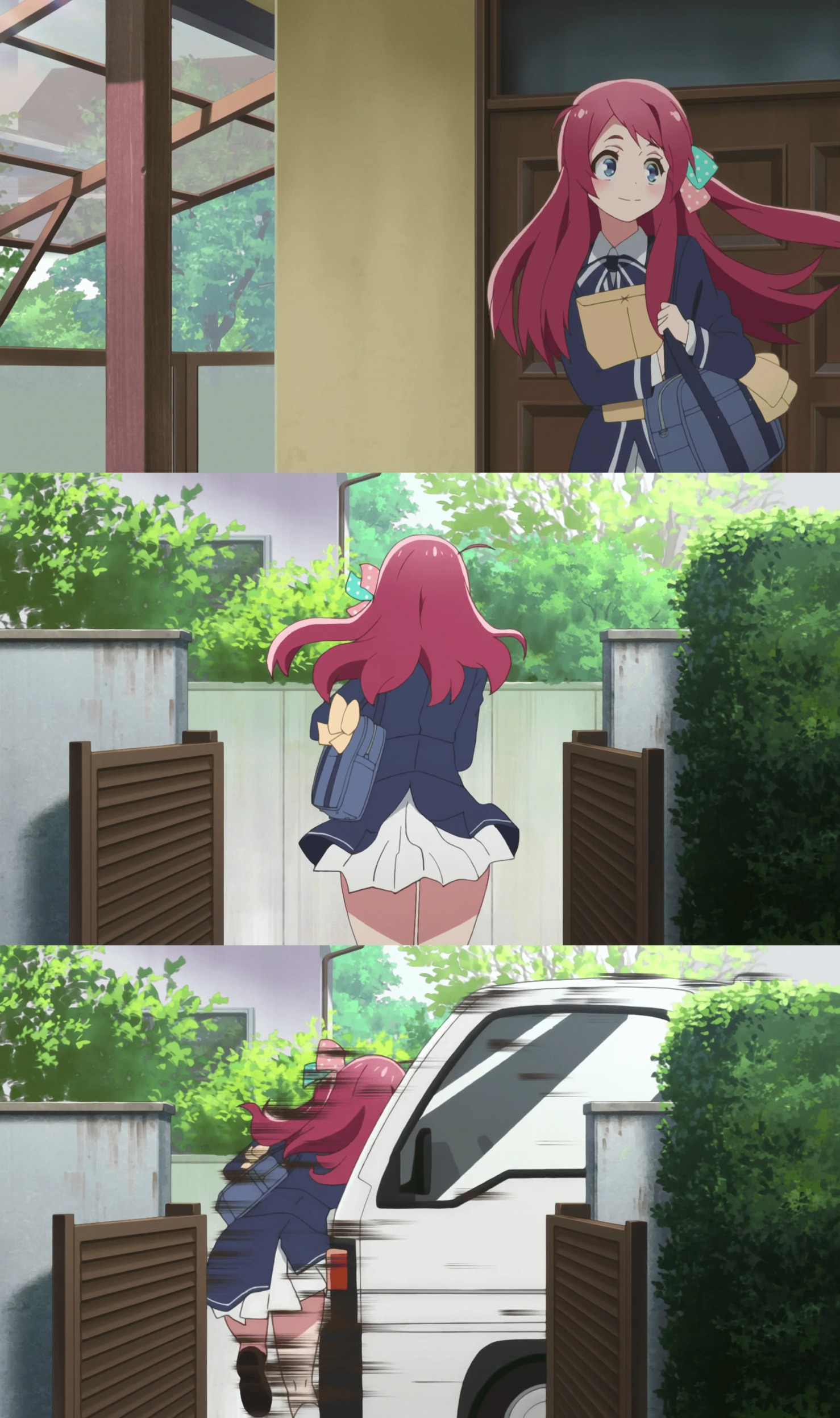 Sakura gets hit by a truck  meme template
