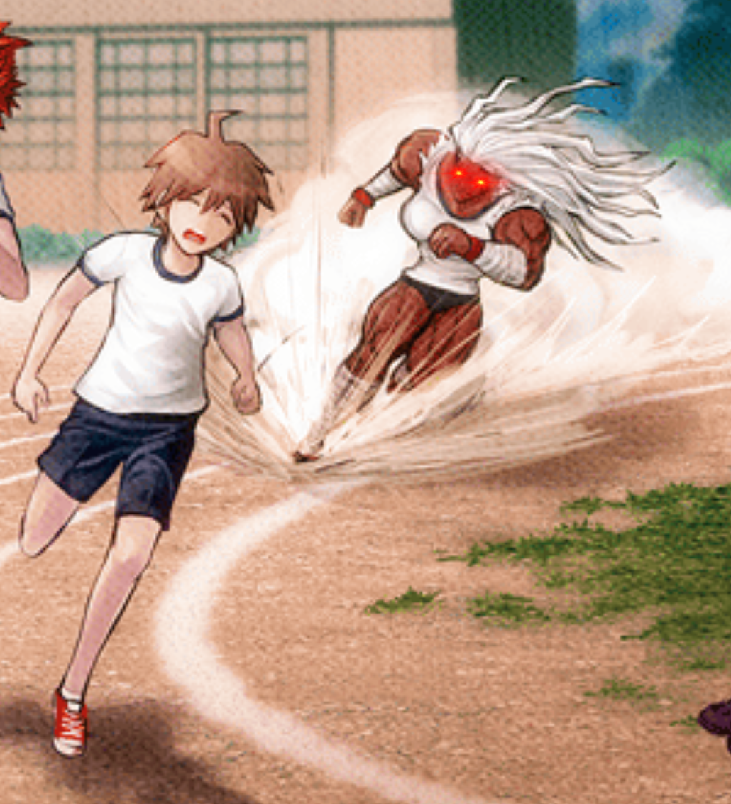 Sakura Ogami running  meme template
