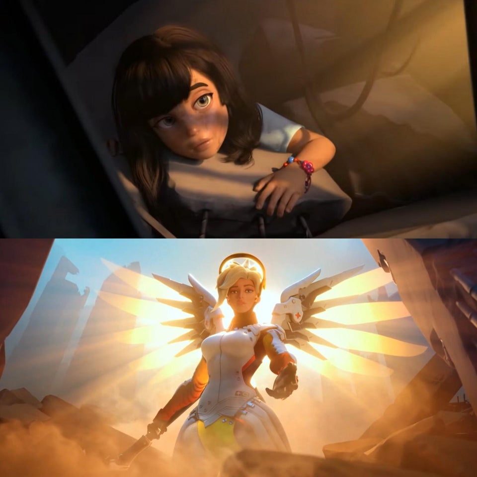 savior mercy  meme template