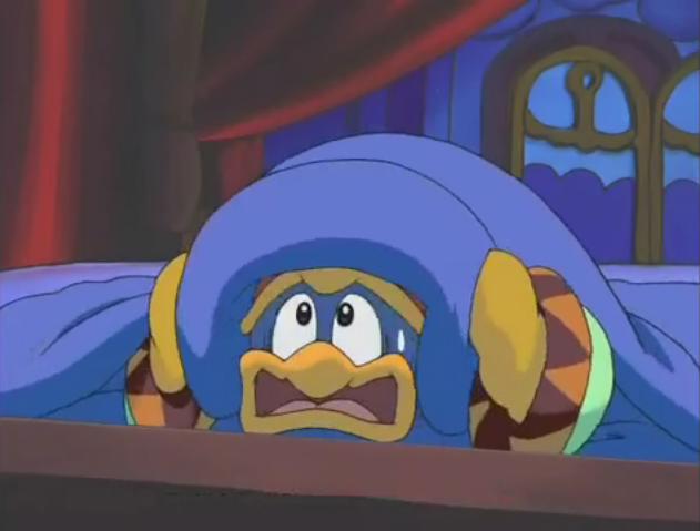 Scared Dedede  meme template