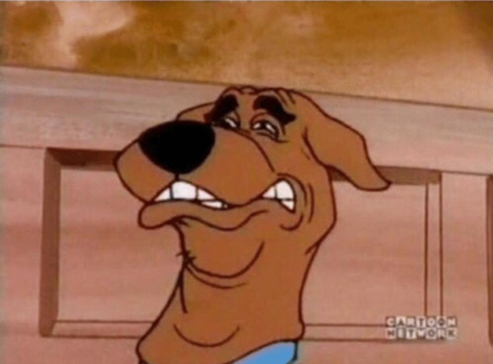 Scooby Cringe  meme template