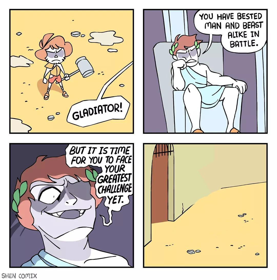 Shen Comix Gladiator  meme template
