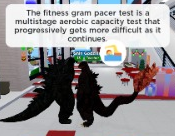 shin godzilla fitness gram pacer test  meme template