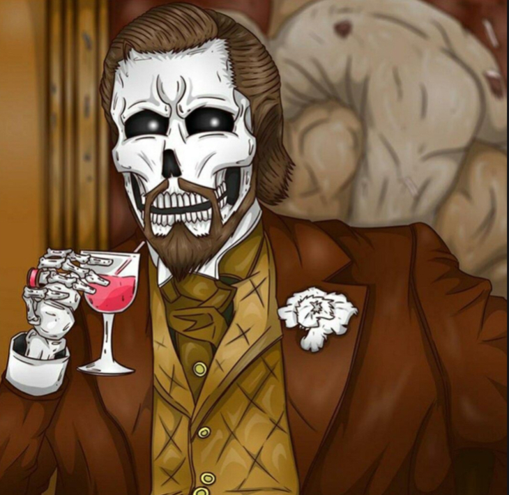 Skeleton Leo  meme template