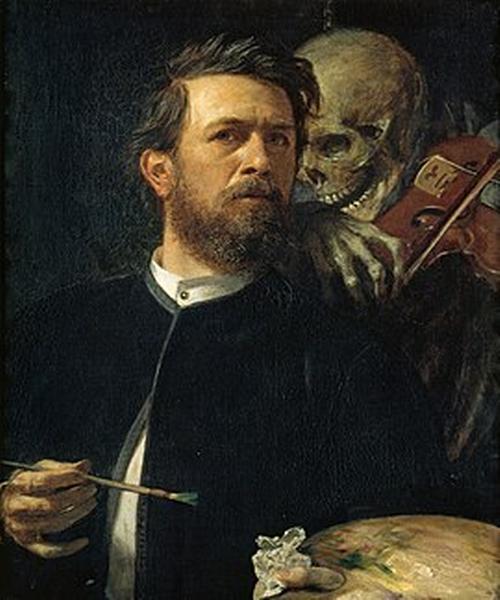 Skeleton whispering to man meme template