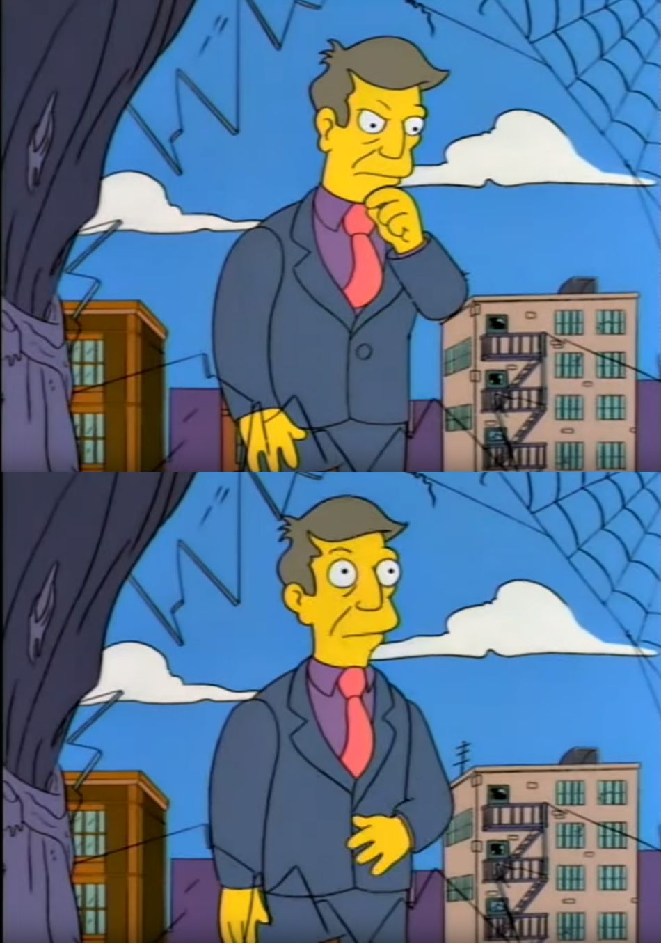 Skinner Out Of Touch meme template