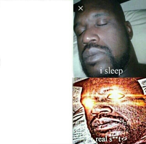 Sleeping Shaq (clean/edited/censored, etc)  meme template