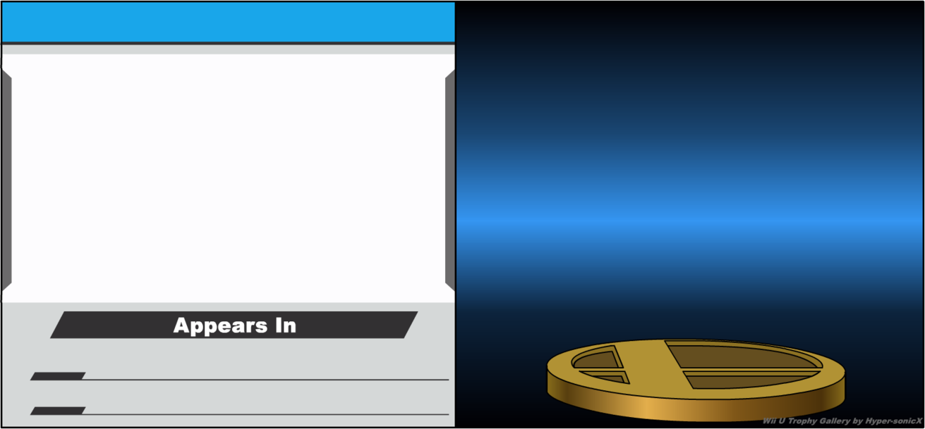 Smash Bros Trophy  meme template
