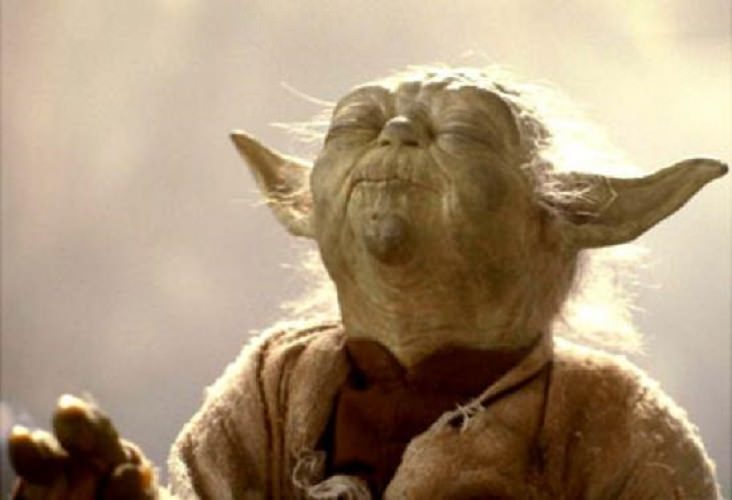 SMELLING YODA  meme template