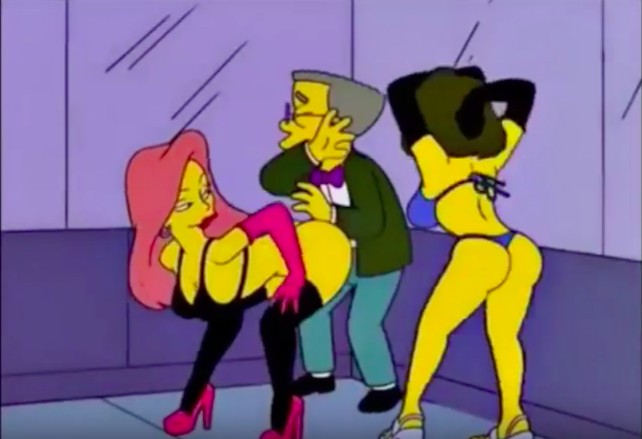 Smithers vs Strippers meme template