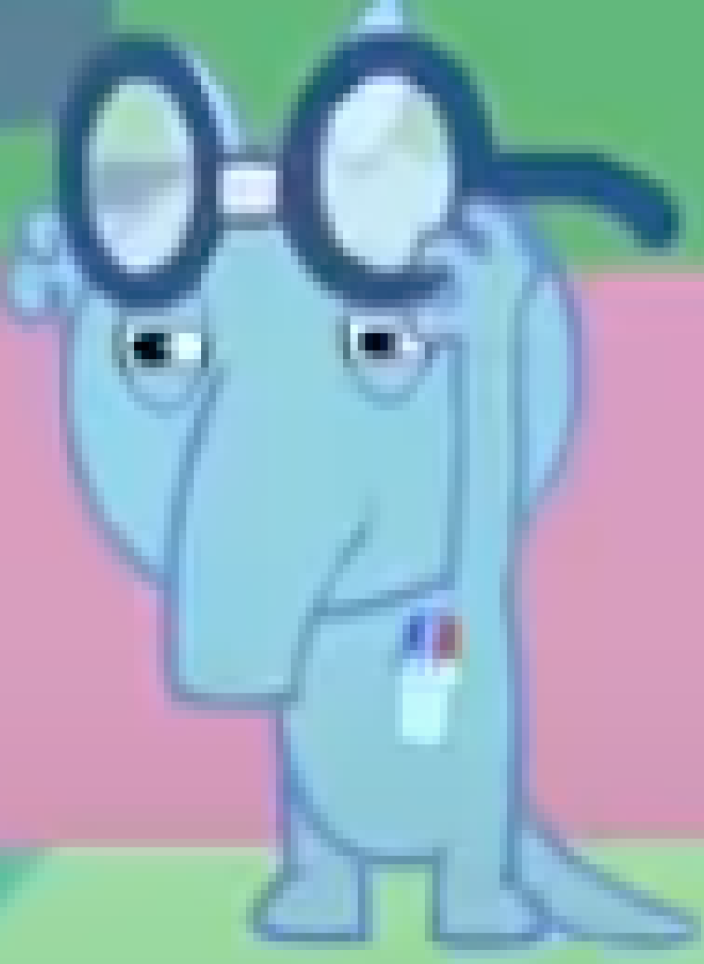sniffles without glasses  meme template