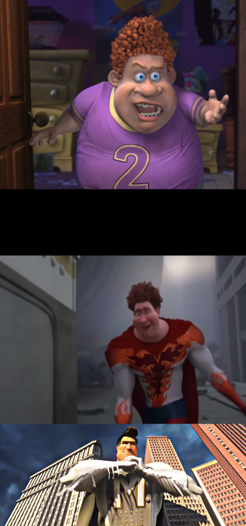Snotty Boy Glow Up with Metro Man  meme template