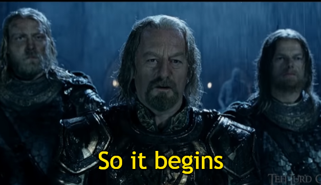 So It Begins  meme template