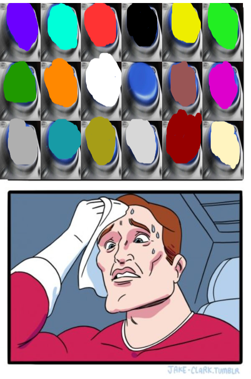 So Many buttons  meme template
