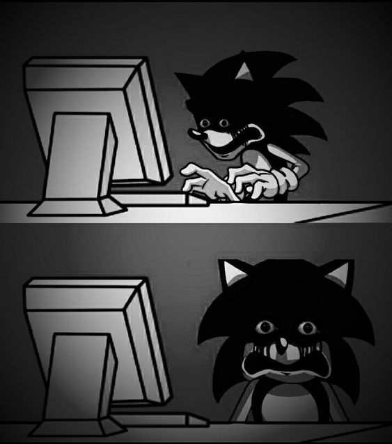 Sonic Computer  meme template