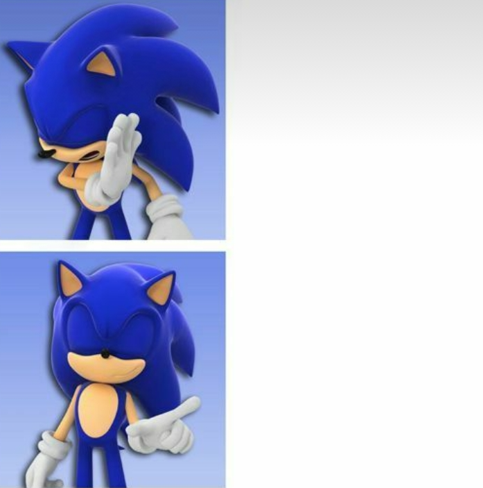 sonic hotline bling  meme template