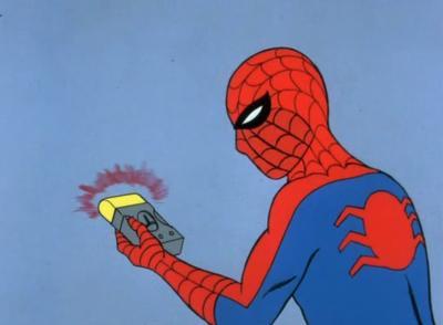 spiderman detector  meme template