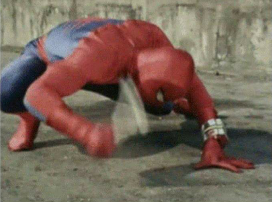Spiderman wrench  meme template