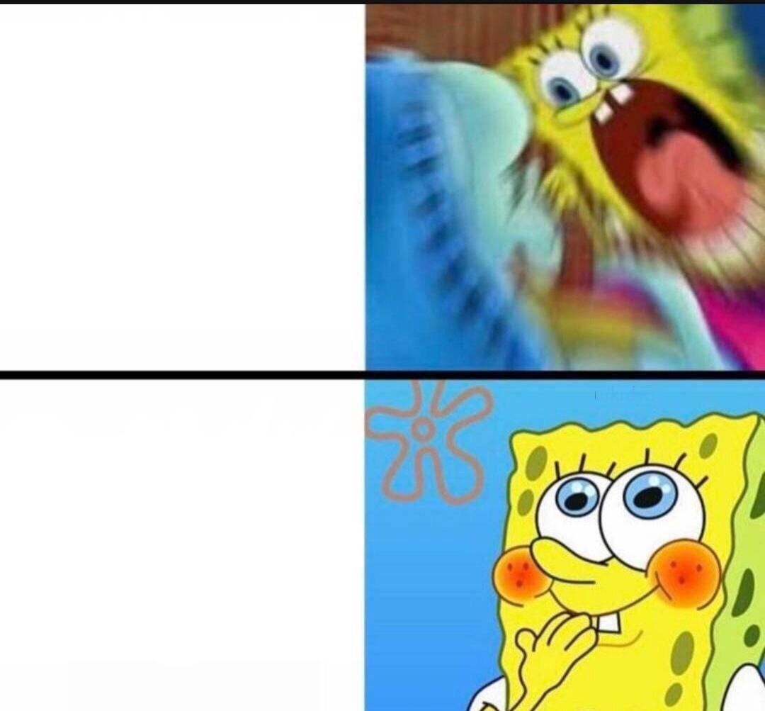 sponge bob yelling  meme template