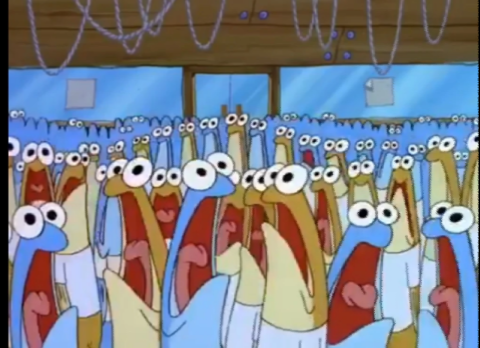 Spongebob Anchovies  meme template