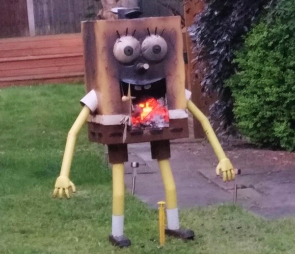 spongebob furnace  meme template