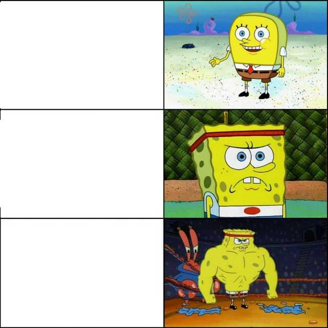Spongebob strong meme template