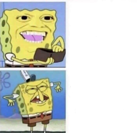 Spongebob wallet  meme template