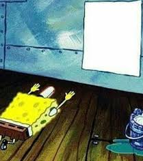 spongebob worship meme template
