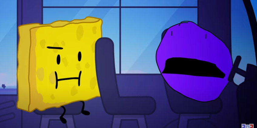 Spongy and Purple Face  meme template