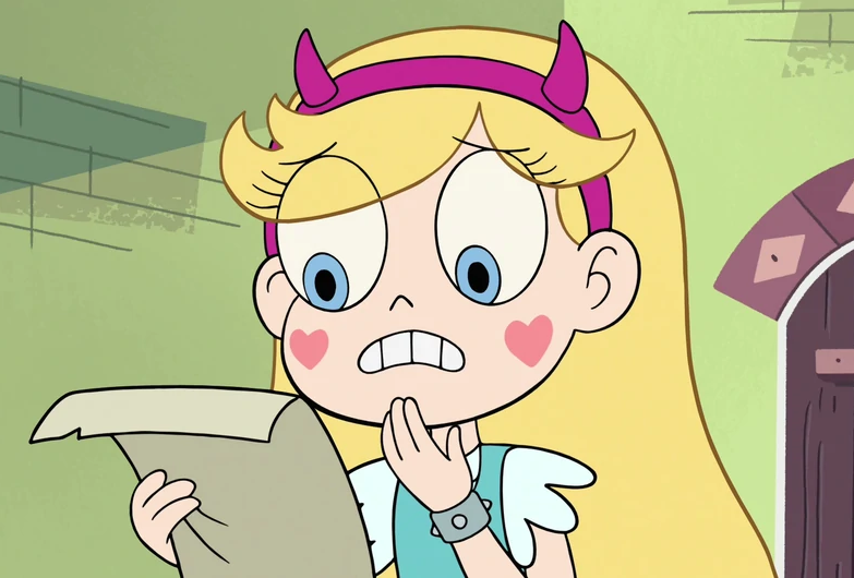 Star Butterfly "WTF Did i just read"  meme template