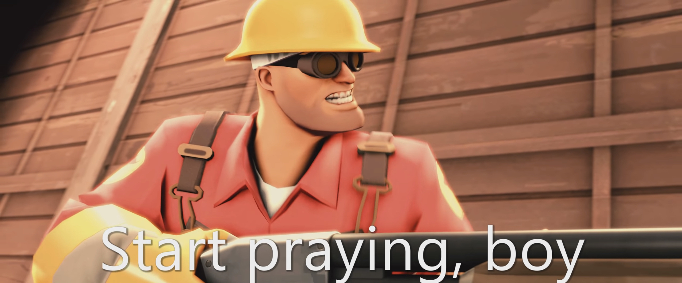 Start praying, boy  meme template