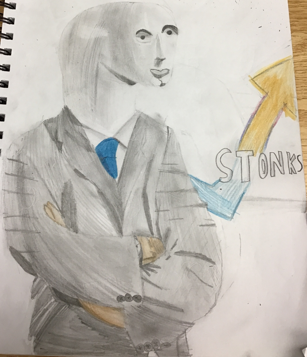 STONKS  meme template