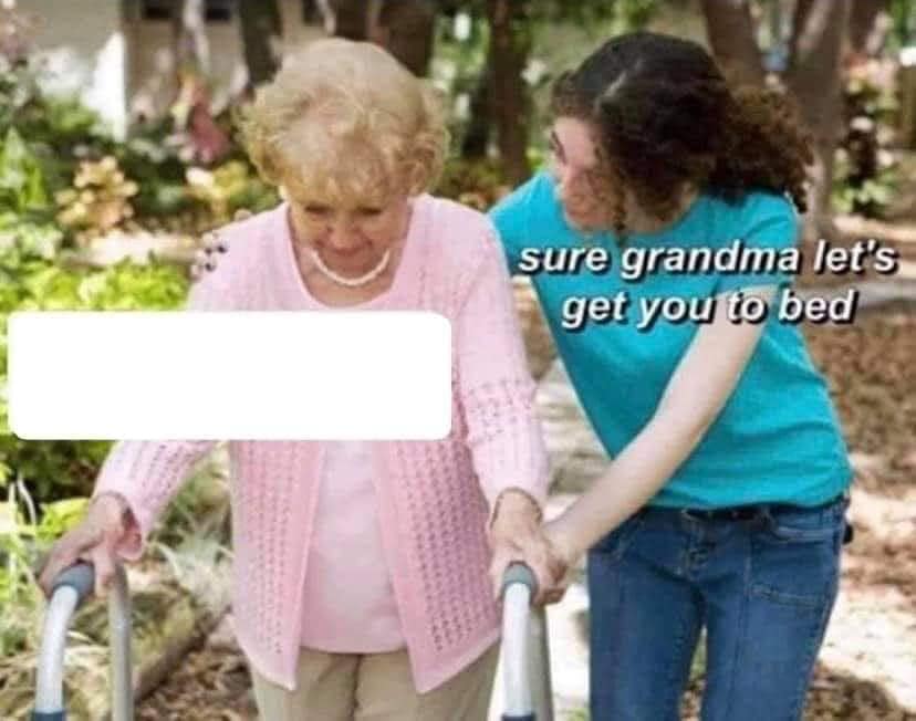 Sure grandma meme template