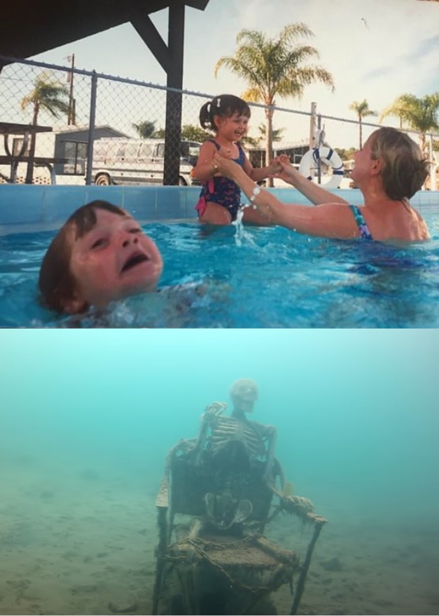 Swimming Pool Kids meme template