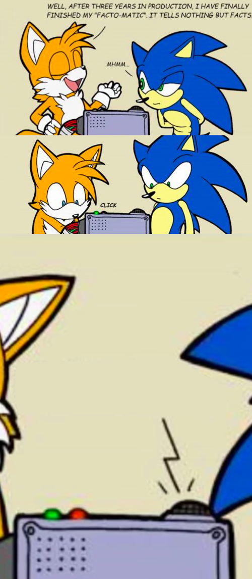 Tails' facto-matic  meme template