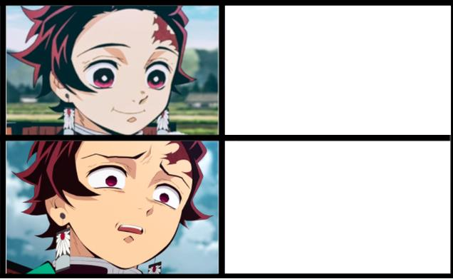 Tanjiro approval  meme template