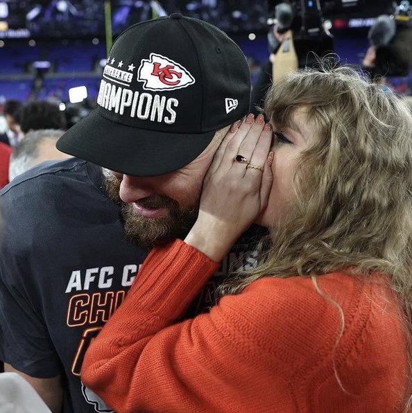 Taylor Swift Travis Kelce NFL Football Whisper meme template