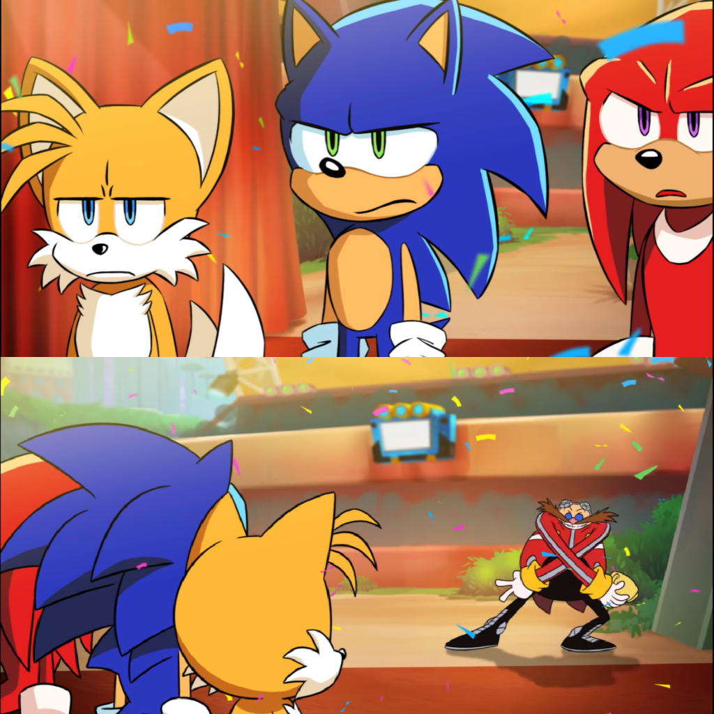 Team Sonic Eggman dance  meme template