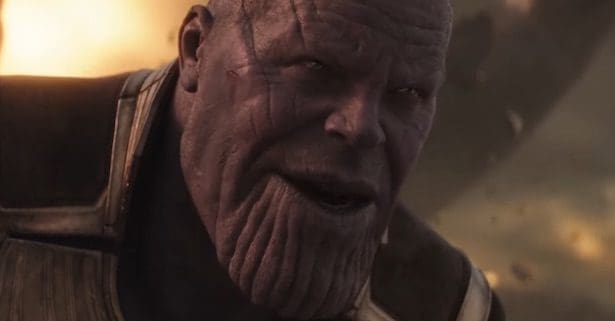 Thanos "All that for a drop of blood"  meme template